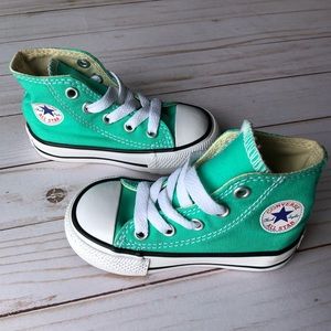 CONVERSE TURQUOISE INFANT SHOES 5C